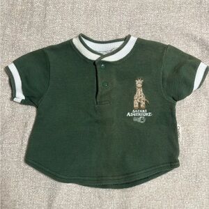 Vintage Carters Safari Adventure Green Kids Tee